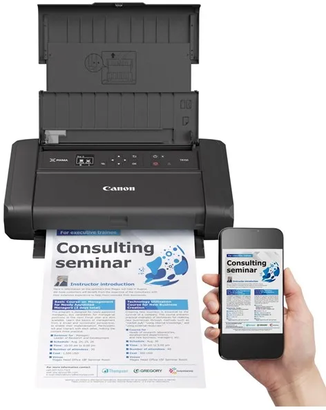 Canon PIXMA TR150 with battery photo printer - colour - ink