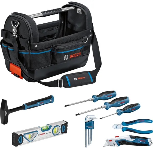 Bosch Tool Bag GWT 20 with 6 pieces of tools